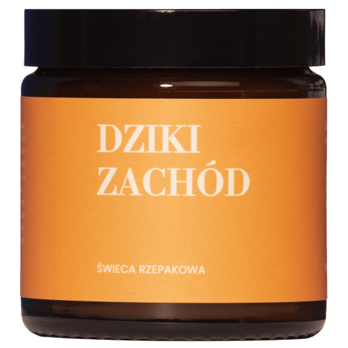 Świeca zapachowa Dziki Zachód z kwiatowo-owocową nutą.