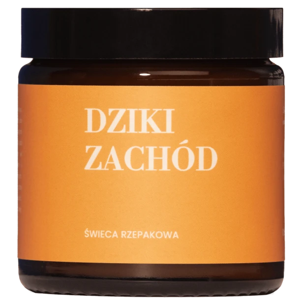 Świeca zapachowa Dziki Zachód z kwiatowo-owocową nutą.