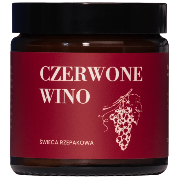 Świeca o zapachu czerwonego wina – aromatyczny relaks.