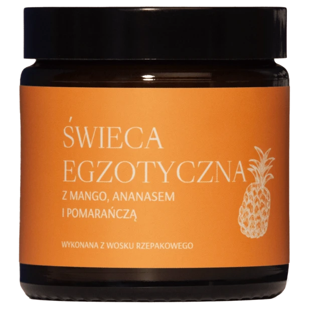 Świeca zapachowa Egzotyczna – owocowy powiew tropików.